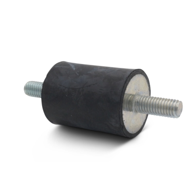 Gummi-Metall-Puffer Typ A, Ø 30 Höhe 40 mm, AG/AG M8x20, NK 55