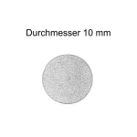 Moosgummi-Rundschnur - 10 mm, GRAU