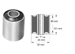 Silentbuchse Ø 24/50 x Länge 98/101 NK 60