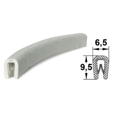 Kantenschutz 1310001S - PVC 6,5x9,5, weiß