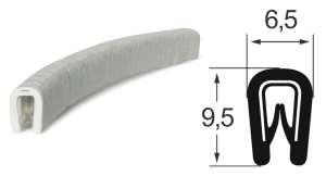 Kantenschutz 1310001S, KB 1-2, PVC 6,5x9,5, weiß