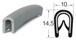 Kantenschutzprofil 1310006, KB 1-4, PVC 10x14,5, helles grau