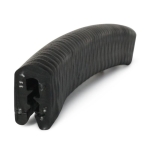 Kantenschutzprofil 1311022, KB 2-5, PVC 10,5x14,5, schwarz