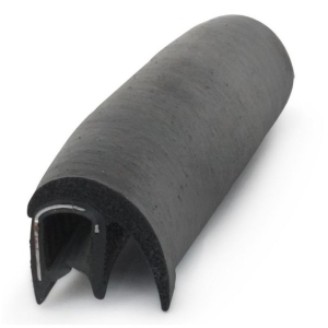 Kantenschutzdichtprofil 1310034, KB 1-4, PVC/EPDM, schwarz