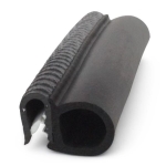 Kantenschutzdichtprofil 1310016, KB 1-4, PVC/EPDM, schwarz