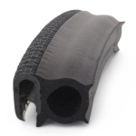 Kantenschutzdichtprofil 1310046, KB 4-6, PVC/EPDM, schwarz