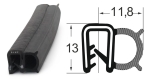 Kantenschutzdichtprofil 131A002, KB 2, EPDM, schwarz