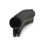 Kantenschutzdichtprofil 138555, KB 1-2,5, EPDM, schwarz