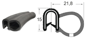 Kantenschutzdichtprofil 1311037, KB 1 - 3,5 , CR...